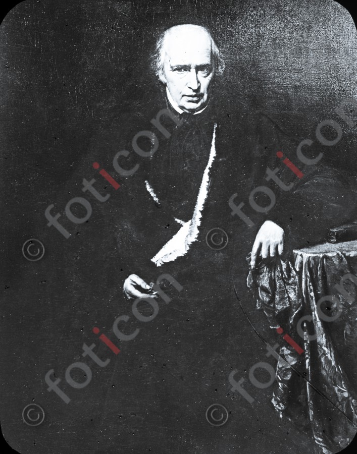 Portrait von Wilhelm von Schadow ; Portrait of Wilhelm von Schadow (foticon-simon-340-009-sw.jpg)